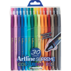 Artline Supreme Coloring Pens | 30-Pack