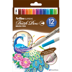 Artline Supreme Brush Pen | 12-Pack
