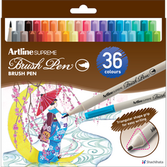 Artline Supreme Brush Pen | 36-Pack