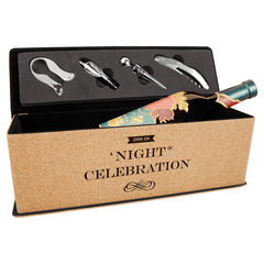 Leatherette Wine Box with Tools