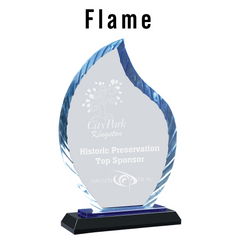 Custom Accent Glass Award