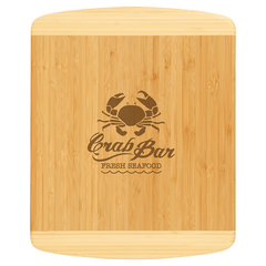 Two-Tone Bamboo Cutting Board